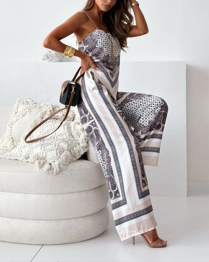 Hazel | Elegant Lace-Up Wide-Leg Set