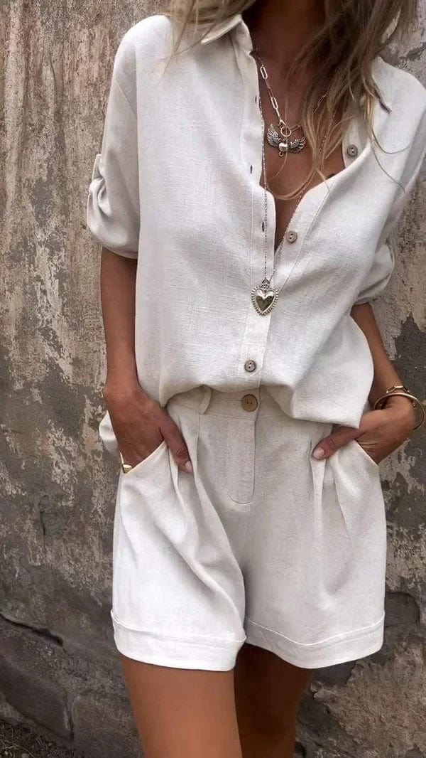 Madeleine | Breathable Button-Front Set