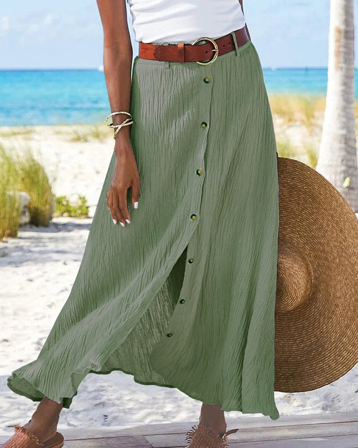 Marie | Button-Detail Skirt