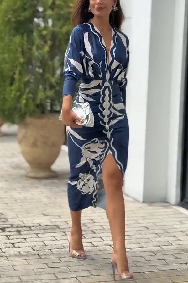 Monica | Printed Midi Dress