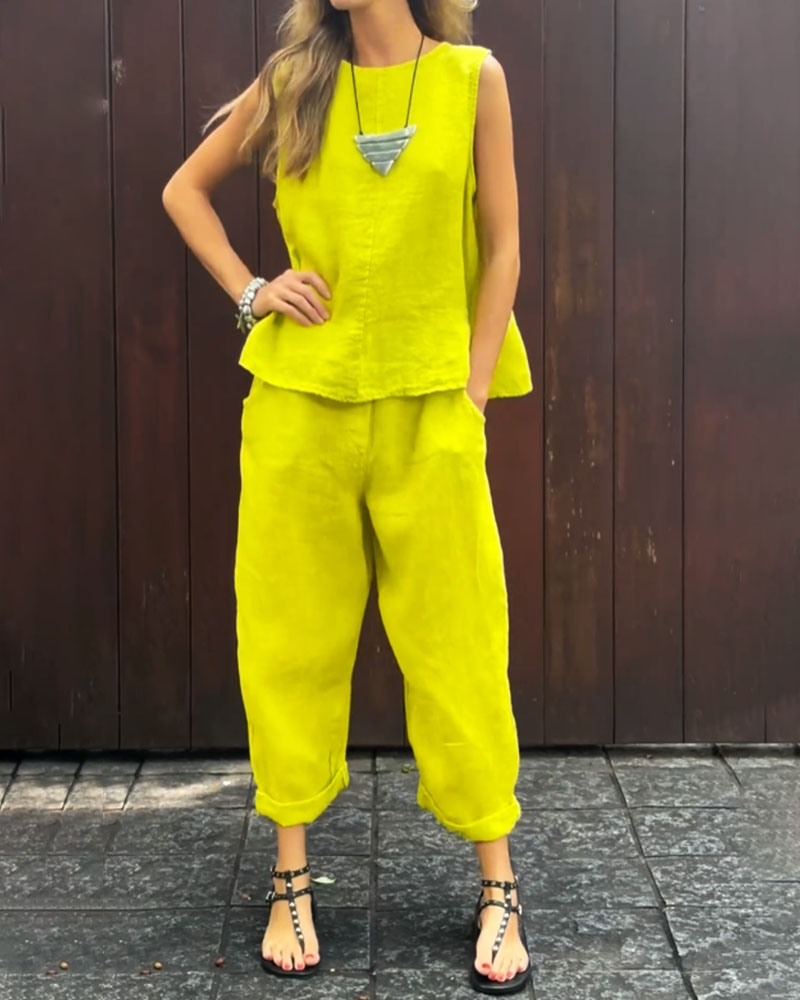 Charlotte | Wide-Leg Relaxed Set