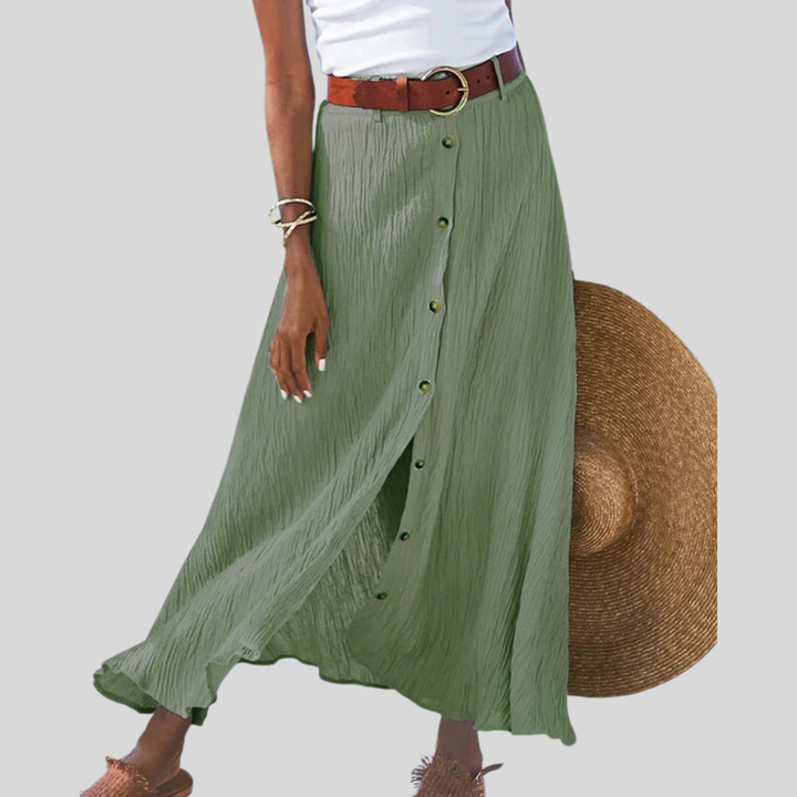 Marie | Button-Detail Skirt
