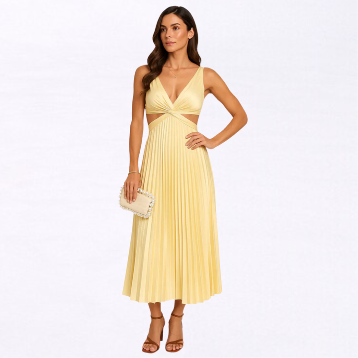 Connie | Pleated Dress