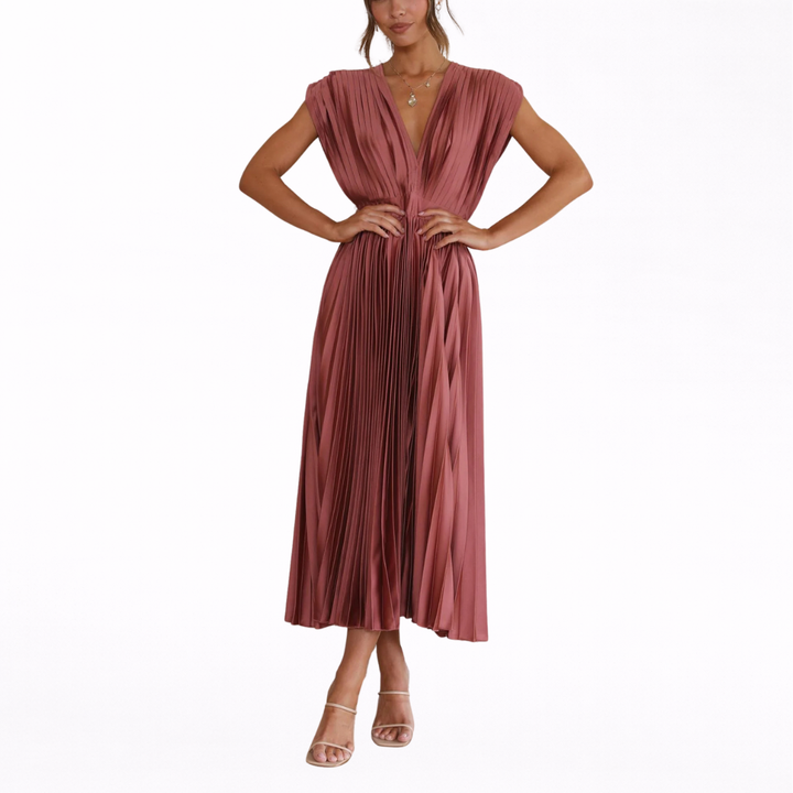Amber | Elegant Pleated Dress