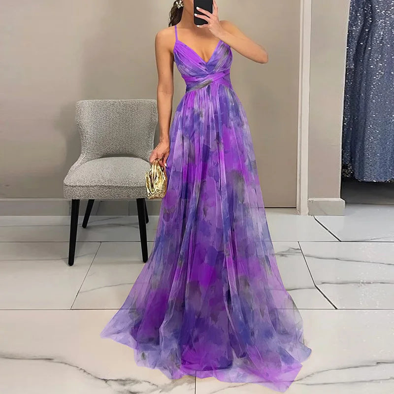 Ruth | Floral Printed Maxi Dress