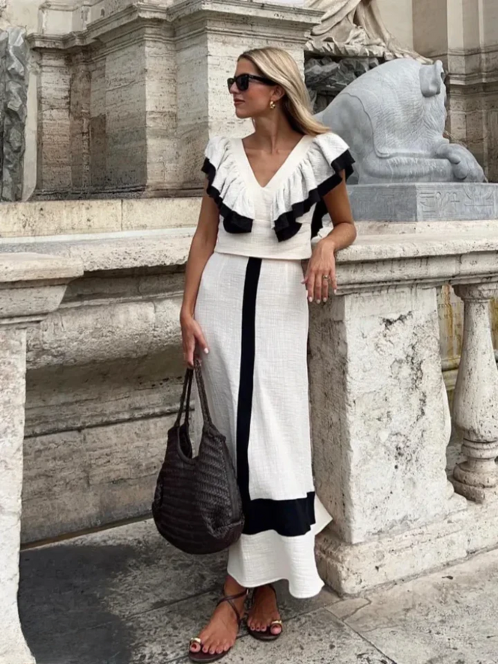 Victoria | Elegant Wide-Leg Set