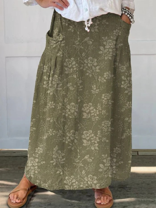 Joanna | Lightweight Printed Skirt