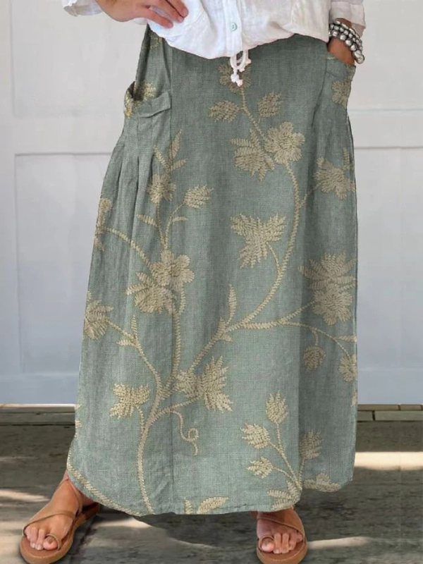 Marie | Lightweight Printed Skirt