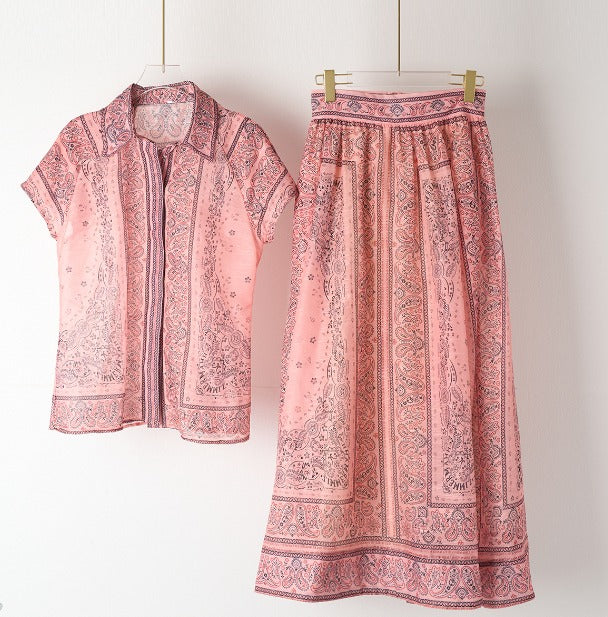 Madeleine | Printed Wide-Leg Set