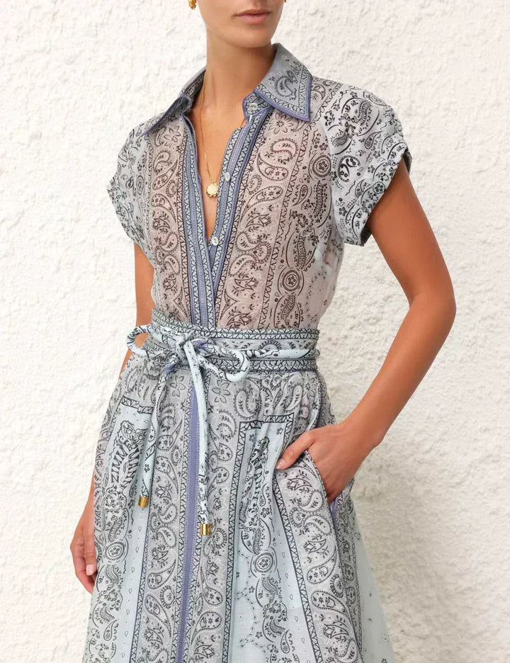 Madeleine | Printed Wide-Leg Set