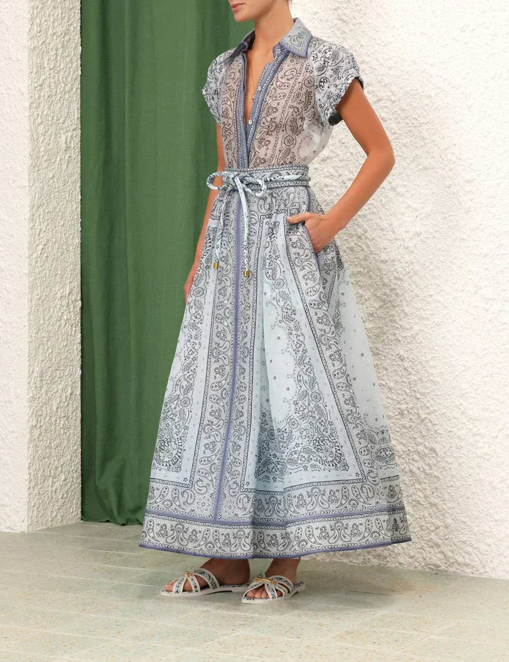 Madeleine | Printed Wide-Leg Set