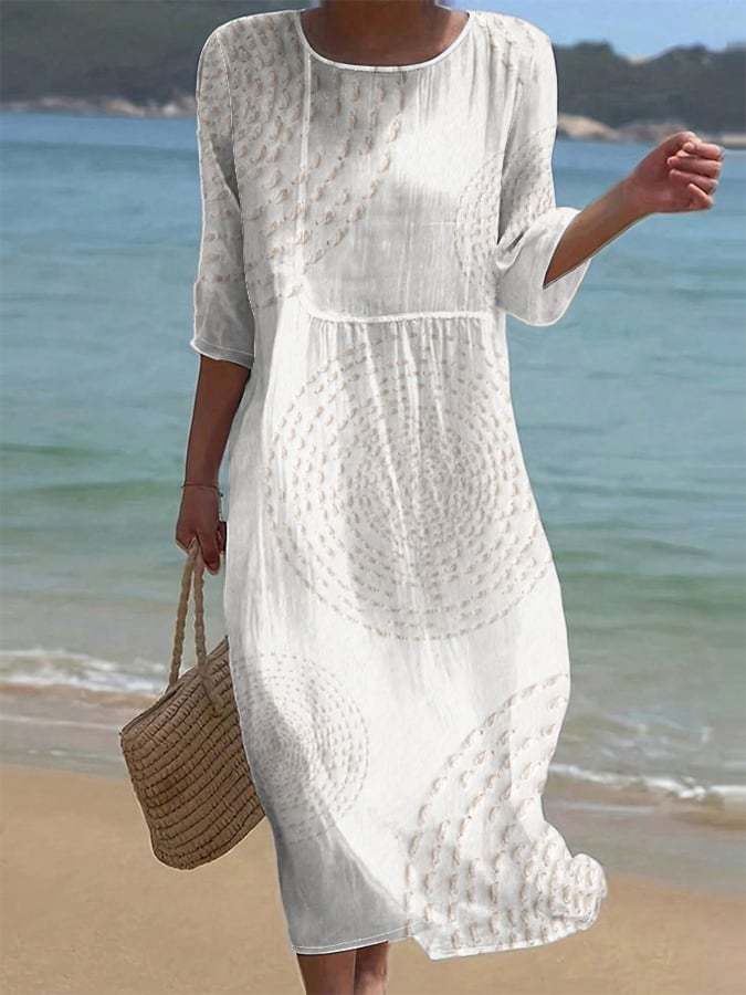Helena | Embroidered Relaxed Dress
