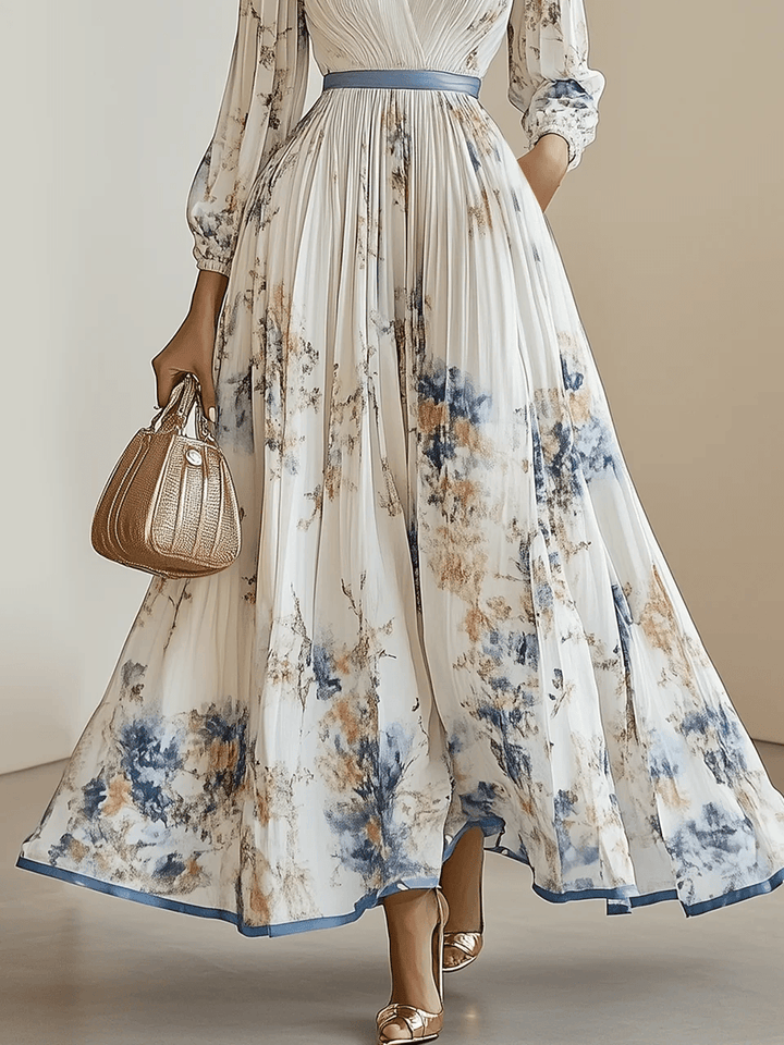 Hannah | Chiffon Floral Maxi Dress