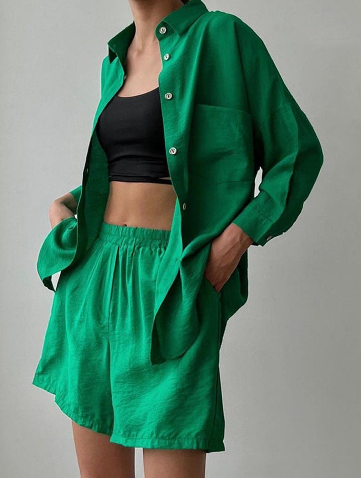 Catherine | Elegant Wide-Leg Set